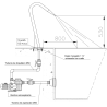 Canon à eau pour piscine circulaire et à bouche plate AISI 304 et AISI 316L Astral Pool