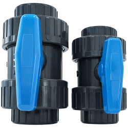 Vanne à sphère PVC Pression femelle à coller diamètre 50 mm PLIMEX