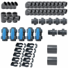 Kit de plomberie diamètre 50 mm pour construction de piscine