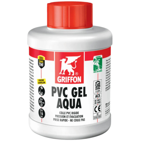 Colle N30 sans THF 250 ml spécial PVC pression