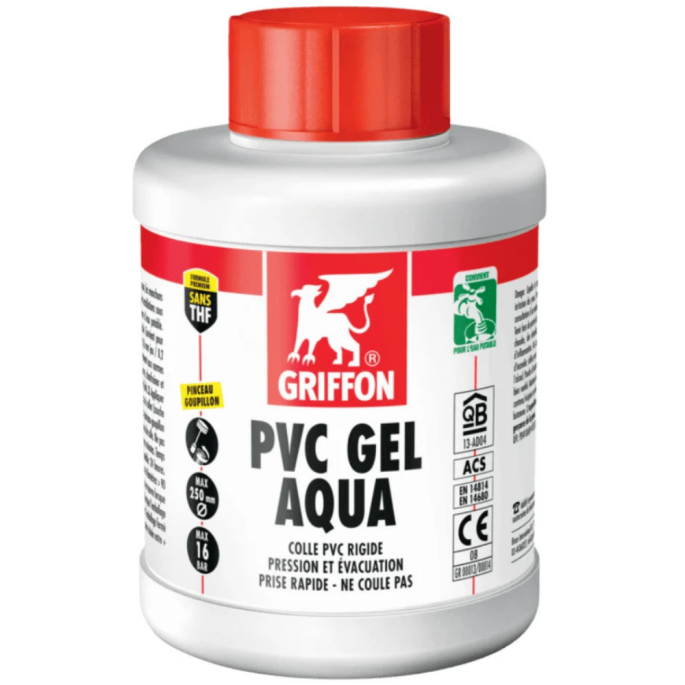 Colle N30 sans THF 250 ml spécial PVC pression