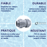 Clapet anti retour PVC-U D32 emboiture pour collage PN 16 bar