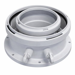 Adaptateur vertical AZB 1093 avec prises de mesures pour modèles Condensation Adaptateur vertical AZB 1093 avec prises de mesures pour modèles Condensation