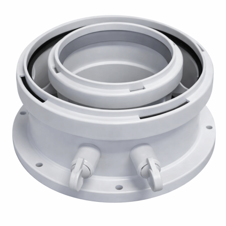 Adaptateur vertical AZB 1093 avec prises de mesures pour modèles Condensation