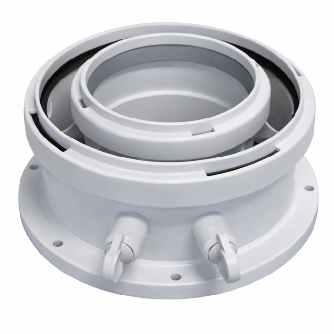 Adaptateur vertical AZB 1093 avec prises de mesures pour modèles Condensation