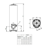 Pack chauffe-eau électrique Ariston Initio à résistance blindée sol 300 L + groupe + siphon