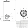 Pack tout en 1 chauffe eau électrique sol 300 litres Sagéo Ariston