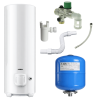 Pack tout en 1 chauffe eau électrique sol 300 L Initio à résistance blindée Ariston