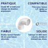 Coude spa 90° arrondi 1.5"FF