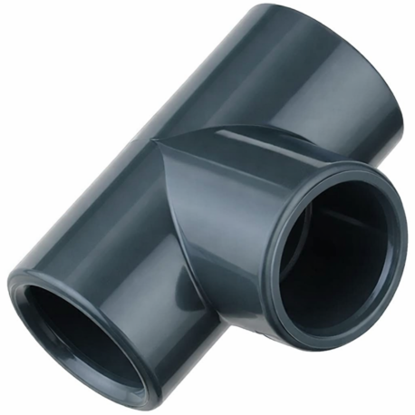 Té réduit taraudé 90° D50 à visser 1/2"