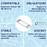 Pied support gris clair pour Sirocco² Zodiac