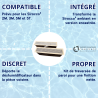 Kit traversée de paroi pour transformation en version encastré Sirocco² Zodiac