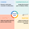 Barre Porte-serviettes en L pour radiateur vertical aluminium Sebino Global Radiatori
