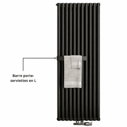 Barre porte-serviettes en L pour radiateur vertical aluminium Anteprima Global Radiatori Barre porte-serviettes en L pour radiateur vertical aluminium Anteprima Global Radiatori