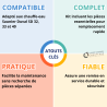 Kit de remplacement d'un chauffe-eau Saunier Duval SD 32, 40 et 33