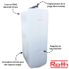 Cuve fioul polyéthylène Rothalen 1000 étroite ROTH