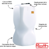 Cuve fioul polyéthylène Rothalen 700 compact ROTH