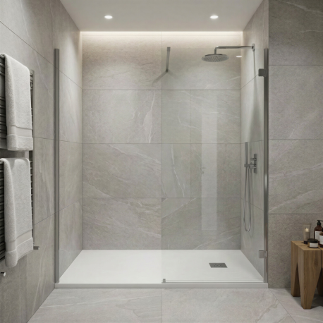 Receveur de douche Blanc 140x90 cm Sanindusa