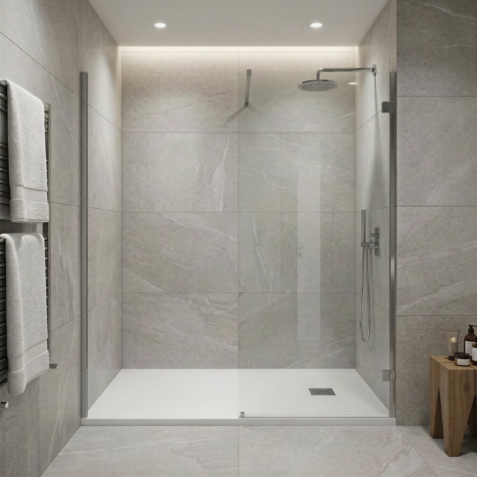Receveur de douche Blanc 140x90 cm Sanindusa