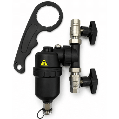Filtre séparateur boue et magnétique avec vanne Fluidheat 3/4"