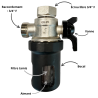 Mini filtre séparateur boue et magnétique avec écrou libre Fluidheat 3/4"