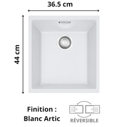 Évier sous plan 1 bac 35 cm Sirius Sid 110-34 FRANKE Évier sous plan 1 bac 35 cm Sirius Sid 110-34 FRANKE