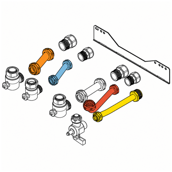Kits de remplacement hydrauliques Saunier Duval ISO
