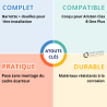 Barrette de robinetterie Ariston