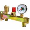 Potence équipée pour support mural vase expansion Fluidheat