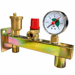 Potence équipée pour support mural vase expansion Fluidheat