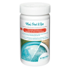Pack produit Bayrol Piscine hors-sol : 5 fonctions 1kg, Choc 1kg, pH plus 1kg, pH minus 1,5kg, Anti-algues 1L, Floculant x8