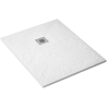 Pack douche fermée (entre deux murs) chromé : receveur 160x90 cm + paroi coulissante + paroi latérale fixe