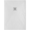 Pack douche fermée (entre deux murs) chromé : receveur 160x90 cm + paroi coulissante + paroi latérale fixe