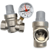Pack groupe de sécurité 3/4" + siphon + réducteur de pression + flexible d'évacuation