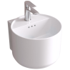 Vasque lave-mains suspendu Monolith Blanc brillant Fluidheat