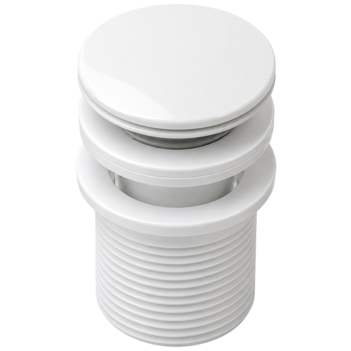 Bonde clicker céramique Blanc brillant Fluidheat