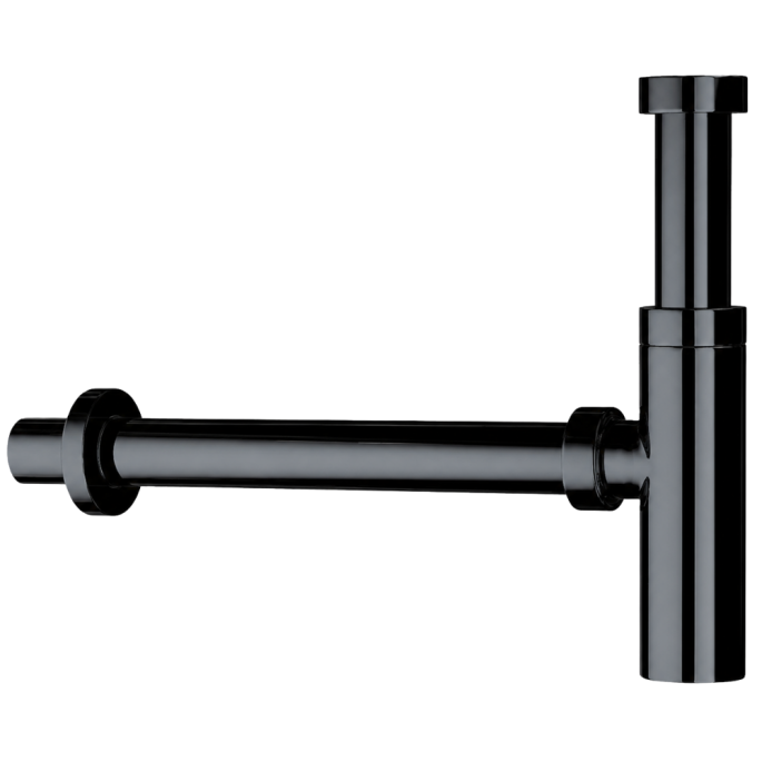 Siphon de lavabo laiton Noir mat Fluidheat