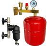 Pack support potence équipée + vase d'expansion chauffage 18 litres Fluidheat + Filtre magnétique Fluidheat
