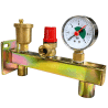 Pack support potence équipée + vase d'expansion chauffage 12 litres + Filtre magnétique + Circulateur Fluidheat