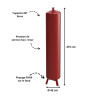 Bouteille de mélange pour circuit de chauffage Charot 287 Litres