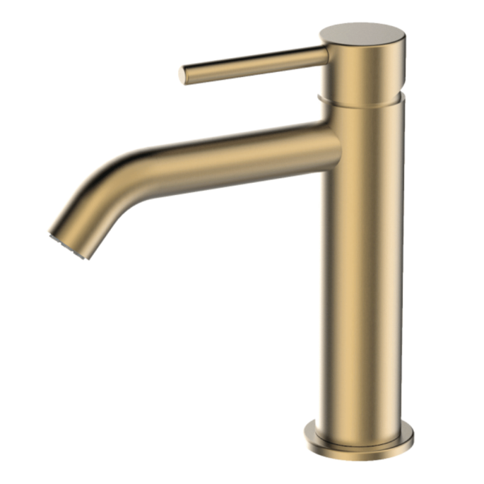 Mitigeur pour lave-mains Or brossé Fluidheat