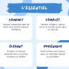 Pack lave-mains : vasque suspendu + robinetterie et siphon or brossé + miroir