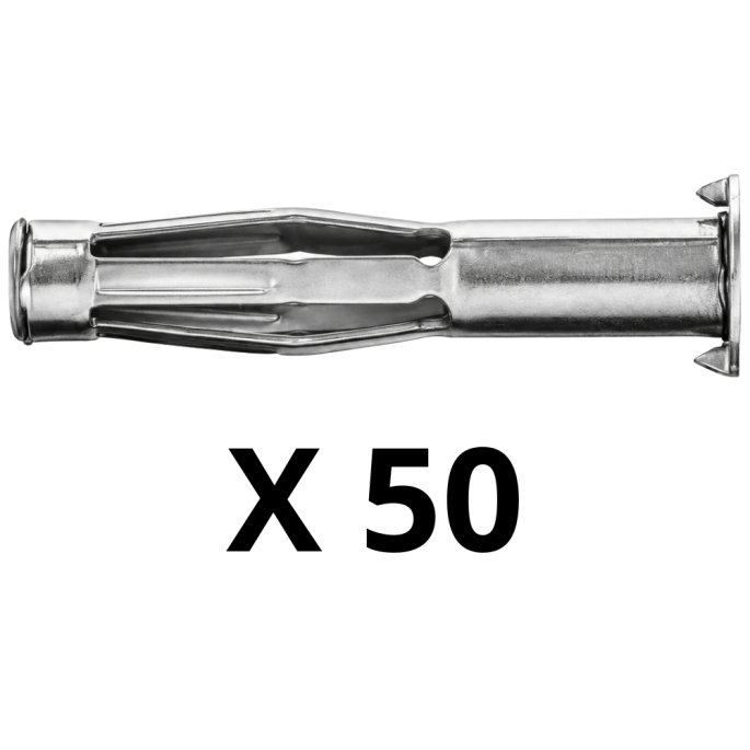 Cheville Molly par 50 pièces Fischer