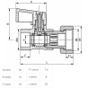 Vanne à sphère FM 1/2" VANP2 PB TUB
