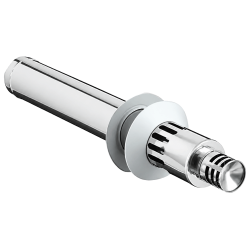 Terminal horizontal livré avec 2 rosaces Fioul ou gaz 80/125 Poujoulat