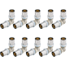 Lot de 10 Coudes 90° multicouche à sertir D20 RBM profil TH-H-U-B-F