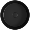 Vasque à poser Ø 360 mm - Noir mat Fluidheat