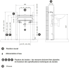Bâti support pour vasque suspendue - Sanindusa
