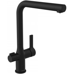 Mitigeur cuisine avec système de filtration Noir mat - Schütte Mitigeur cuisine avec système de filtration Noir mat - Schütte