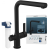 Mitigeur cuisine avec système de filtration Noir mat - Schütte